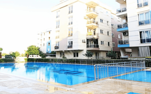 1+1 Apartment with Pool in Yeşildere, Muratpaşa, Antalya