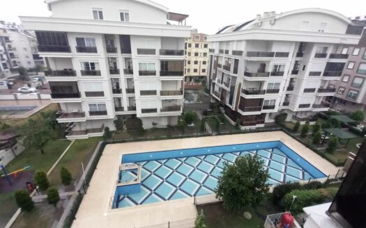 Luxury 3+1 Roof Duplex Apartment in a Complex with Pool for Sale in Hurma, Konyaaltı, Antalya